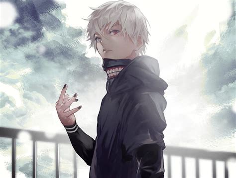 HD wallpaper: Tokyo Ghoul wallpaper, anime, Kaneki Ken, red, studio ...