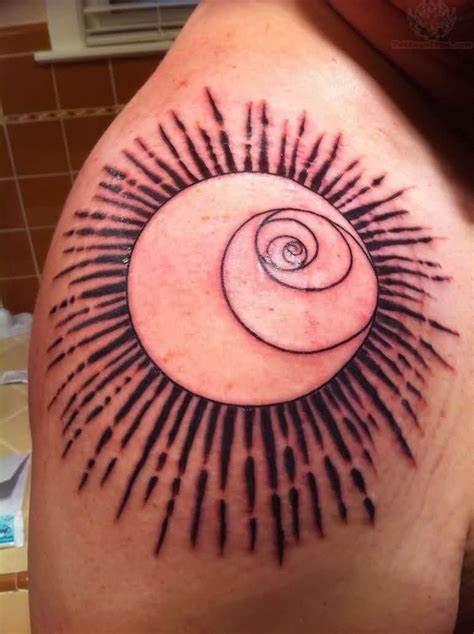 Spiral tattoos, Ankle tattoo, Sun tattoo