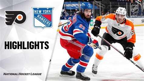 Flyers @ Rangers 4/23/21 | NHL Highlights - YouTube