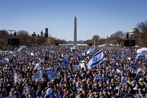 As ‘March for Israel’ draws crowds to D.C., congressional leaders vow ...