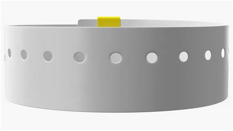 Hospital Patient ID Wristband Model - TurboSquid 1769415