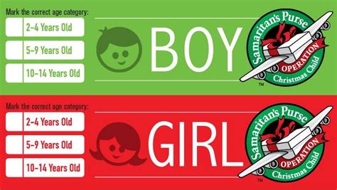 2017_OCC_Shoebox_Labels_BG | Operation christmas child, Operation christmas child labels ...