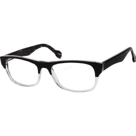 Black Rectangle Glasses #626821 | Zenni Optical Eyeglasses | Mens frames, Glasses, Eyeglasses