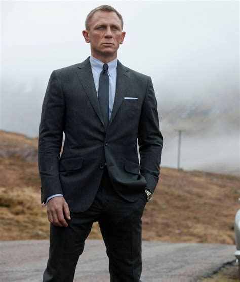 James Bond Skyfall Charcoal Grey Suit | Daniel Craig