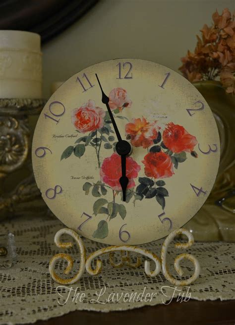 The Lavender Tub: Vintage Bathroom Clock