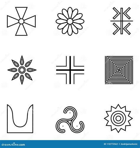 Ancient Symbol of God the Sun Stock Vector - Illustration of spiral ...