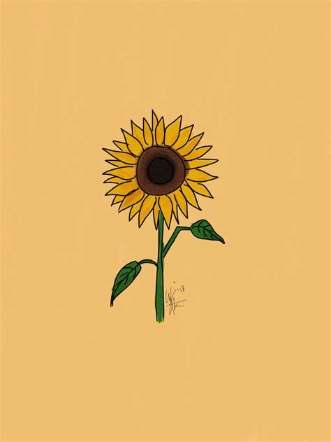 Cute Cartoon Sunflower Wallpapers - Top Free Cute Cartoon Sunflower Backgrounds - WallpaperAccess