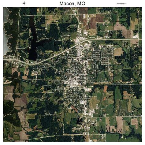 Aerial Photography Map of Macon, MO Missouri