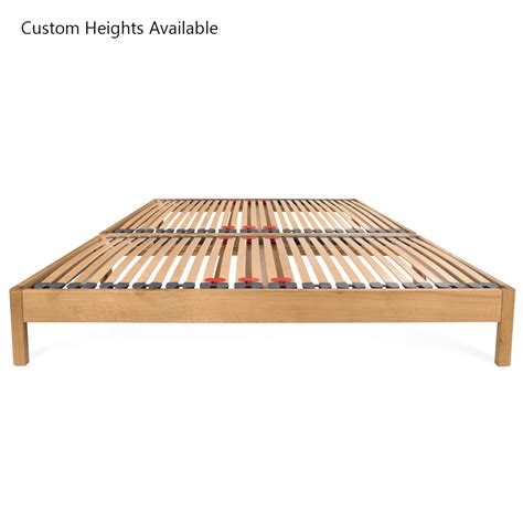 Darwin | 160cm European King Size | Oak Bed Frame Set | Zip and Link