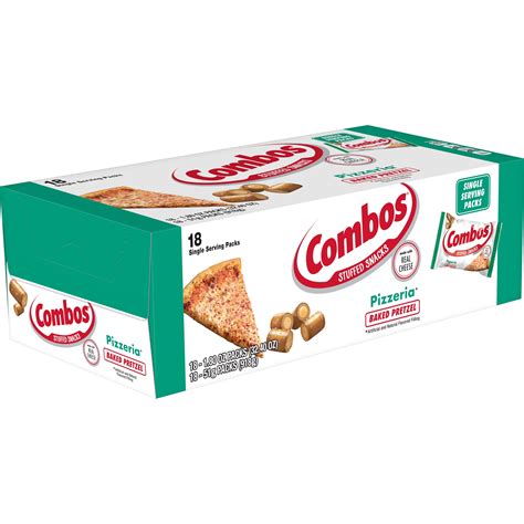 Combos Pizzeria Pretzel Baked Snack Bags, 1.8 Oz (18 Pack) - Walmart.com