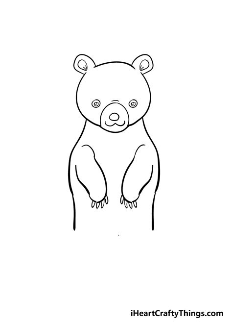 Bear Drawing - How To Draw A Bear Step By Step!