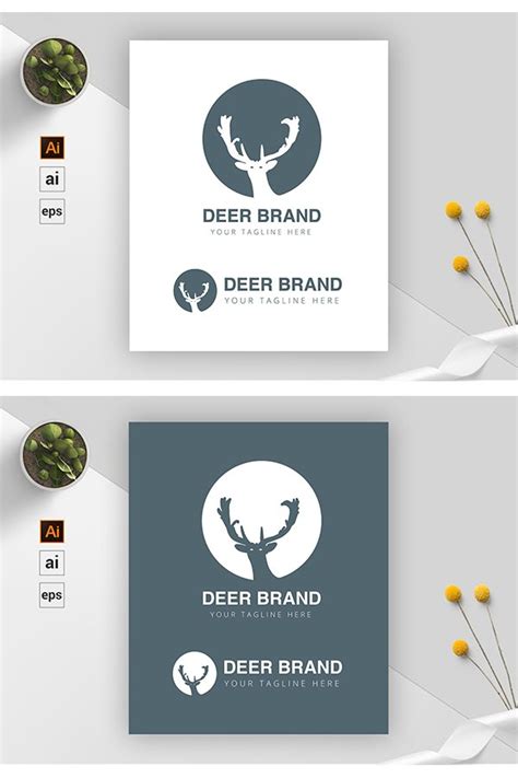 Deer Logo Brand Template