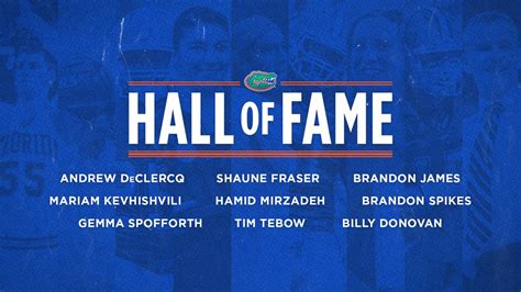 2020 UF Athletic Hall of Fame Class Announced - Alachua Chronicle