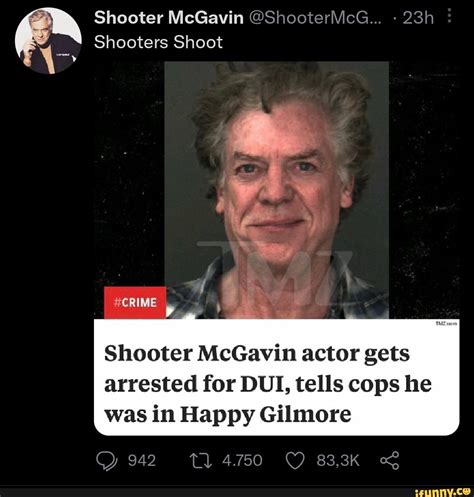 Shooter McGavin Shooters Shoot #CRIME Shooter McGavin actor gets ...