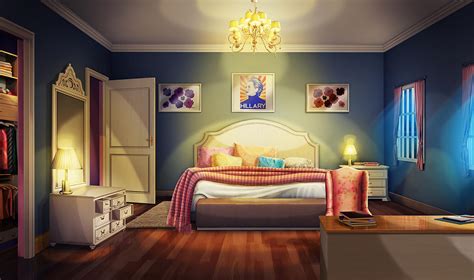 INT. BRISTOLS BEDROOM - NIGHT Episode Interactive Backgrounds, Episode Backgrounds, Bedroom ...