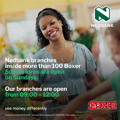 Nedbank on Twitter: "Our branches inside your nearest Boxer store are ...