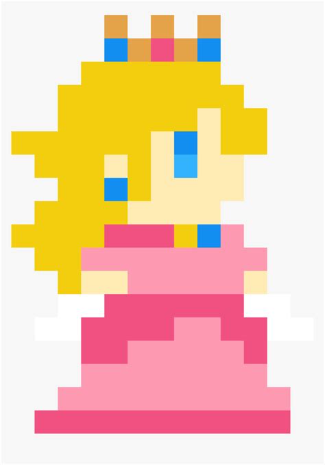 Princess Peach Pixel Art Sprite Mario Nintendo Pixel Art Dreaming | The ...