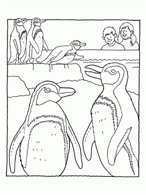 penguin habitat coloring sheet - Clip Art Library