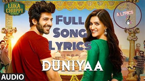 DUNIYAA_Full_Song_With_Lyrics_Akhil_Dhvani Bha - YouTube