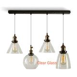 1-Light Color Gradient Pendant Light Fixture Glass Globe Electroplated Modern | heparts