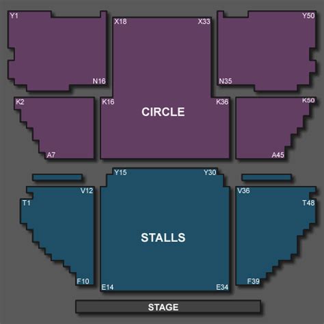 Birmingham Hippodrome Seating Map