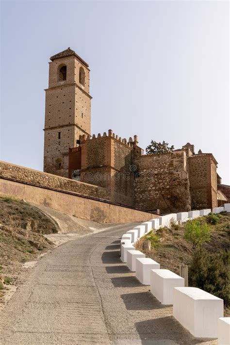 The Moorish Alora Castle in the Andalusian Village of Alora Stock Photo - Image of limestone ...