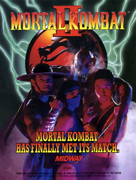 Mortal Kombat 2 Arcade Fighting Game | M&P Amusement