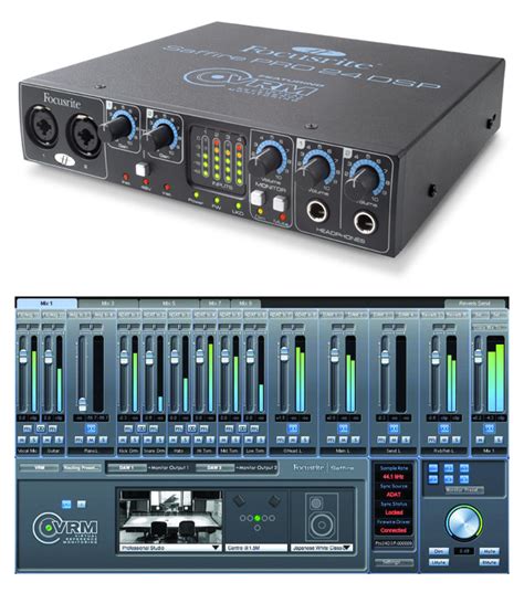 Focusrite Saffire PRO 24 DSP, FireWire audio interface with real-time DSP-powered tracking and ...