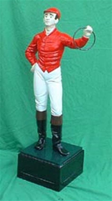 White face metal lawn jockey statue replica cast aluminum red cross doctors