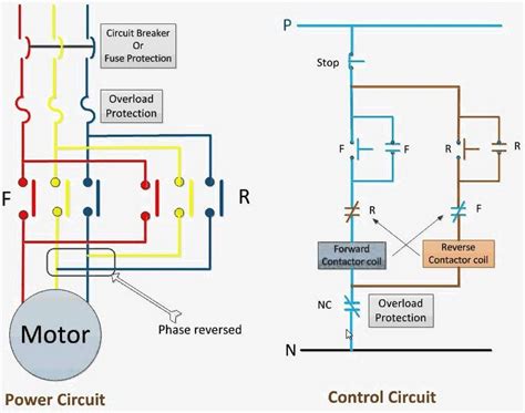 Single Phase Motor Reverse Wiring Diagrams