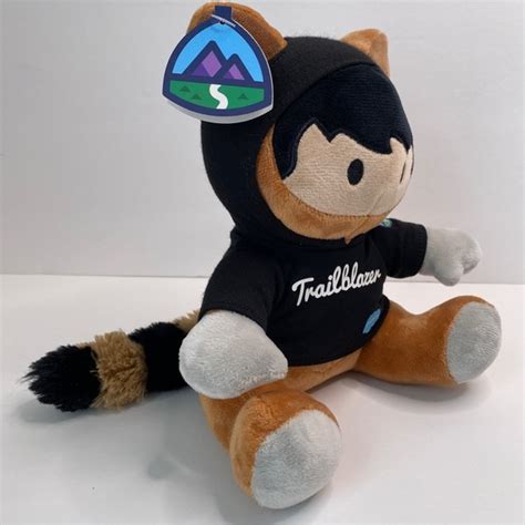 Salesforce | Toys | Trailblazers Salesforce Brand Astro Raccoon Stuffed ...