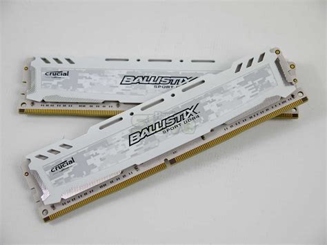 Crucial Ballistix Sport LT White 16Gb DDR4 Memory Review | Hardwareslave