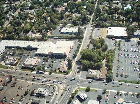 Carmichael, CA : Downtown Carmichael from a model airplane photo ...