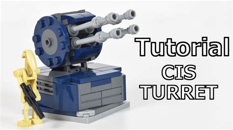 How to build Lego Star Wars Separatist Turret (Clone Wars) | MOC Tutorial - YouTube