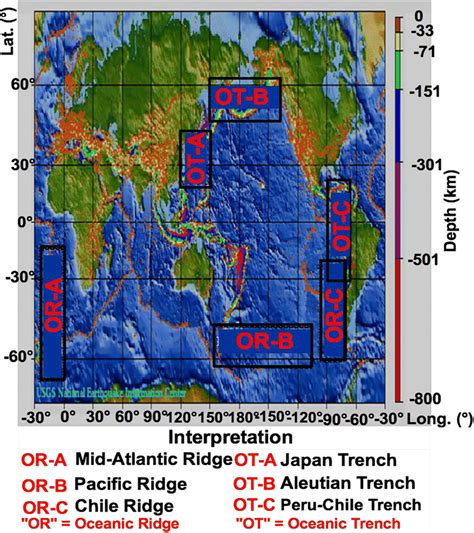 Global seismicity map showing the study locations (adapted from Hammed... | Download Scientific ...