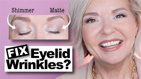 Fix Eyelid Wrinkles? Makeup Over 50! - YouTube