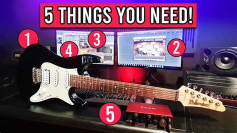 BEST GUITAR HOME STUDIO SETUP (finally record like a PRO!) - YouTube