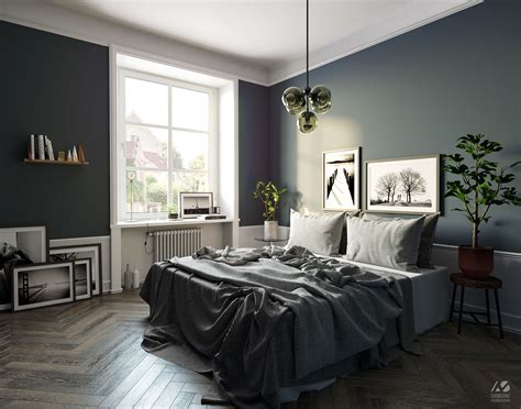 Ознакомьтесь с этим проектом @Behance: «Scandinavian Bedroom» https://www.behance.net ...