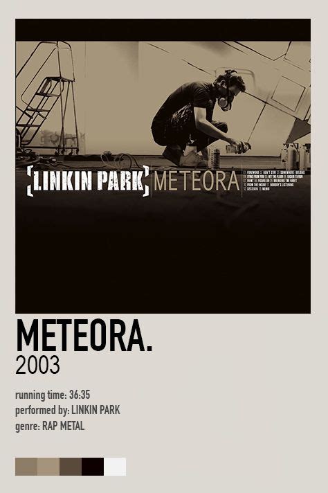 Meteora Album Poster | Linkin park meteora, Linkin park, Linkin park ...