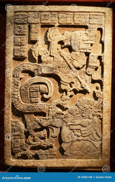 Maya art sculpture 2 stock photo. Image of ritual, maya - 4205148