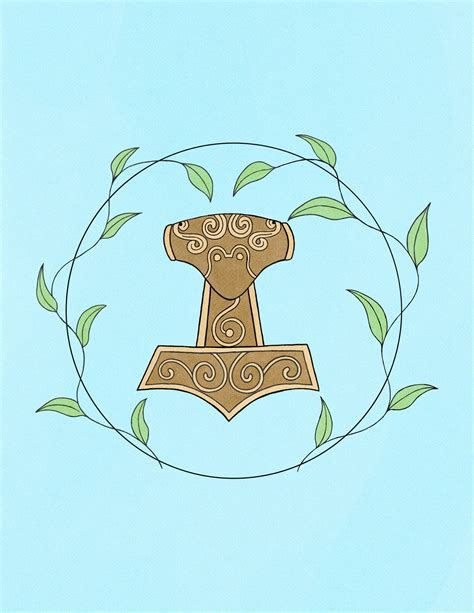 Made some Mjolnir art I wanted to share. If anyone else makes ...