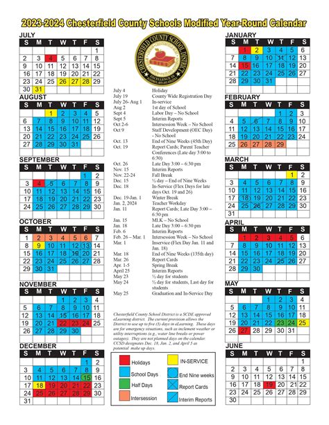 Chesterfield County Public Schools 2025-2026 Academic Calendar ...