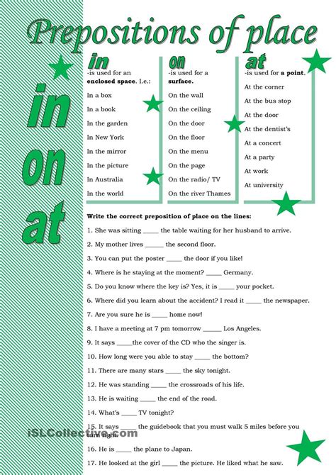 Questions With Prepositions Exercises