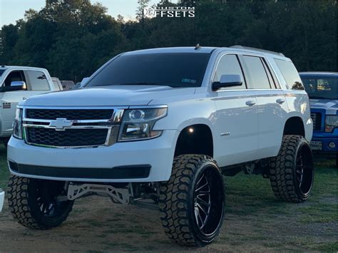 2015 Chevrolet Tahoe Wheel Offset Super Aggressive 3"-5" Suspension Lift 9" | 792305 | Custom ...