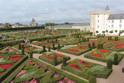 Gardens of the Chateau de Villandry; a magnificent Loire valley garden