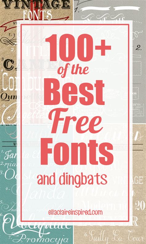 Free Party Fonts - Ella Claire & Co.