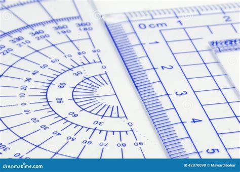 Geometry ruler stock photo. Image of precise, transparent - 42870098