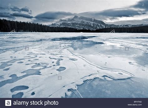 Two Jack Lake In Winter Stock Photos & Two Jack Lake In Winter Stock ...