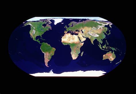 Whole Earth In Robinson Projection Photograph by Copyright Tom Van Sant/geosphere Project, Santa ...