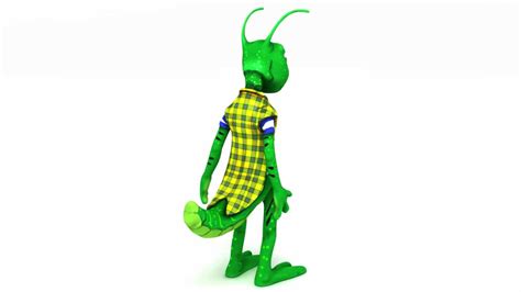 Cricket cartoon character - DD3D Studio